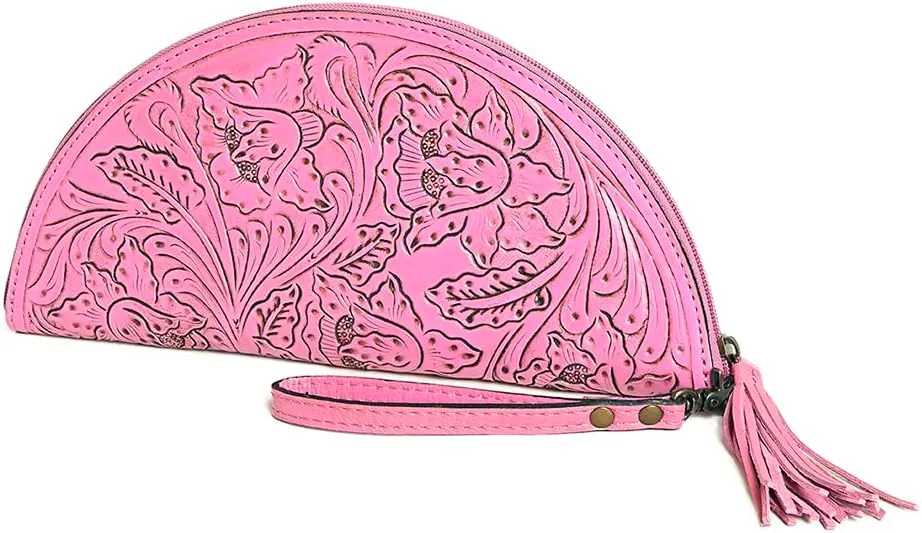 American Darling Clutch Bag Hand Tooled Genuine Leather Western Women Purse | Women Clutch Bag | Wristlet Clutch Bag | Travel Clutch Bag | Leather Clutch Bag | Clutch Clutch Bag | Clutch for Women