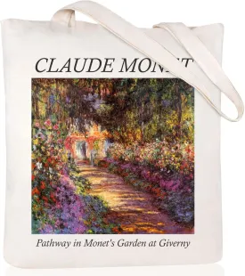 Andeiltech Canvas Tote Bag Aesthetic Cute Vintage Tote Bags Book Shoulder bag Gifts Reusable Grocery Bags for Women