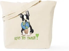 CafePress Earth Day Boston Tote Bag Natural Canvas Tote Bag, Reusable Shopping Bag