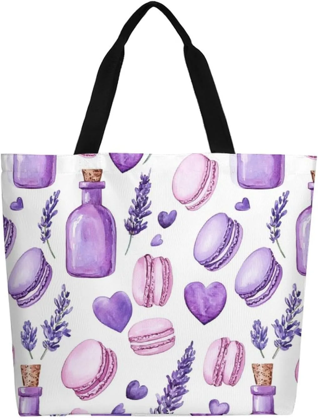 Canvas Tote Bag Large Women Casual Shoulder Bag Handbag Reusable Beach Shopping Grocery Bag For Outdoors