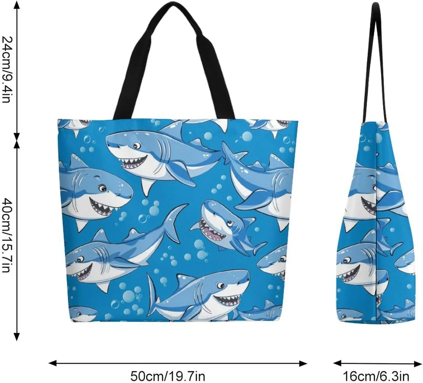 Canvas Tote Bag Large Women Casual Shoulder Bag Handbag Reusable Beach Shopping Grocery Bag For Outdoors