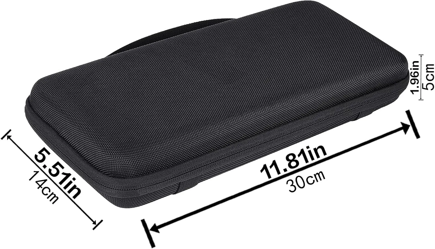 Co2CREA Hard Travel Case Replacement for Razer Huntsman Mini / Snpurdiri / MageGee Gaming Keyboard (Black)