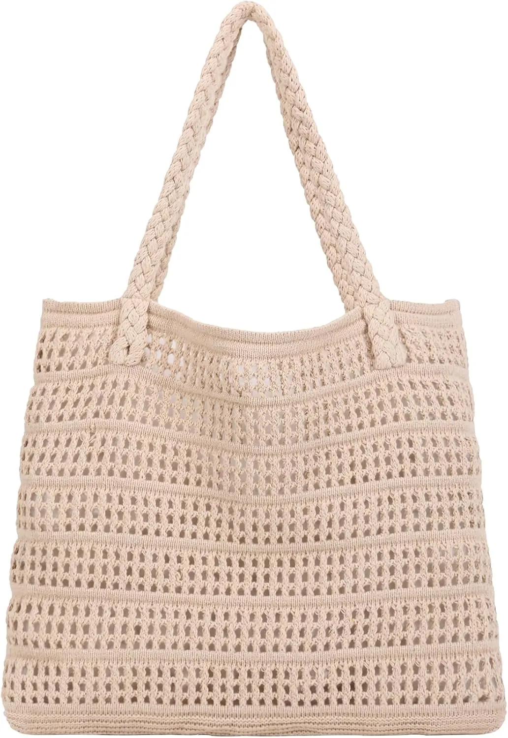 Crochet Bags for Women Summer Beach Tote Bag Large Capacity Shoulder Bag Aesthetic Hobo Bag Knit Bag Hippie Bag