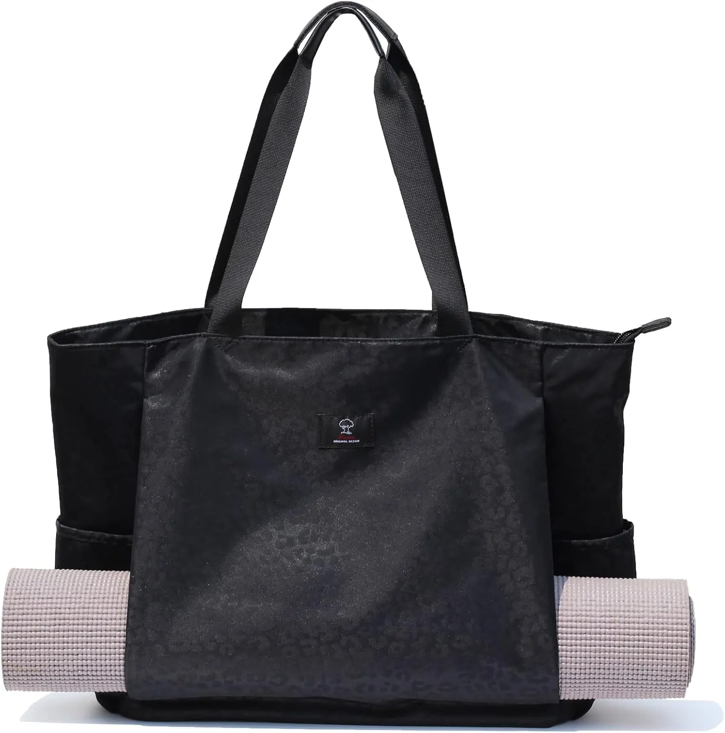 ESVAN Yoga Mat Bag Yoga Tote Carrier Shoulder Bag Carryall Tote for Office,Yoga,Pilates,Travel,Beach and Gym