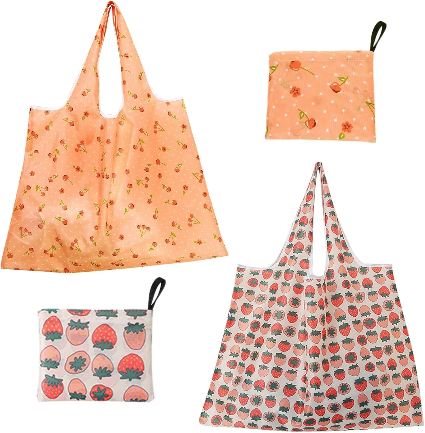 Extra Large 50lbs Foldable Reusable Shopping Bags kitchen reusable grocery bags Washable Polyester Bags in Pocket