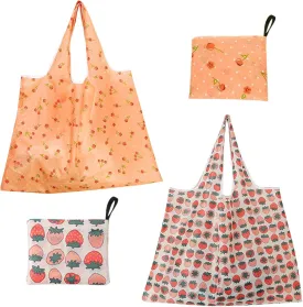 Extra Large 50lbs Foldable Reusable Shopping Bags kitchen reusable grocery bags Washable Polyester Bags in Pocket