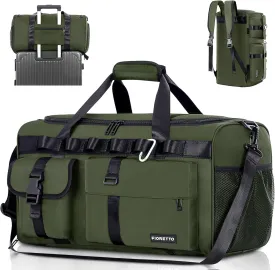 FIORETTO Women's Gym Duffle Bag with Shoes Compartment, 37L Capacity, Ideal for Travel, Gym, Sports, Duffel, Weekender
