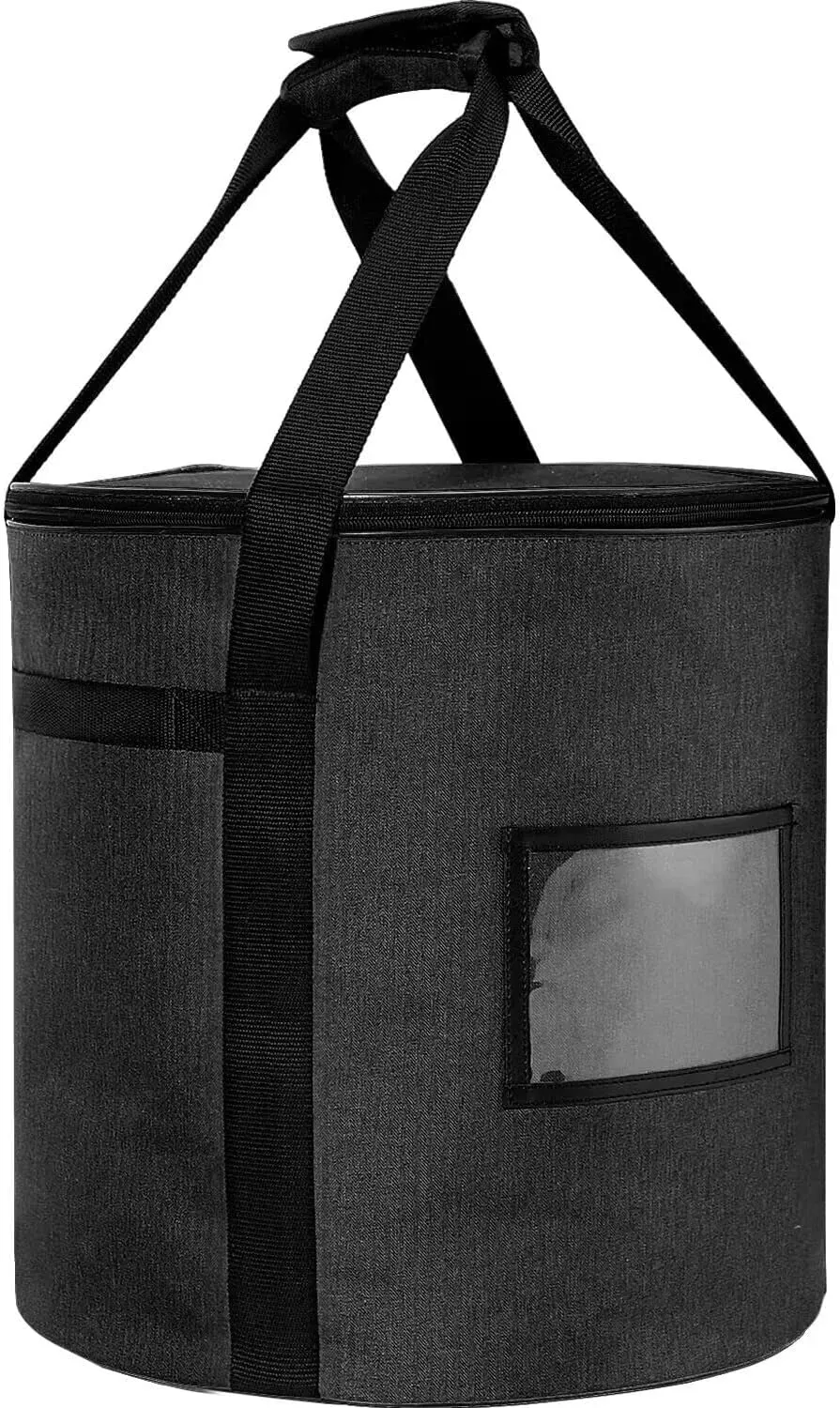 Fuel Pellet Storage Bag, 20 LBs Wood Pellet ContainerWaterproof Smoker Charcoal Storage Dispenser/Bucket for Campping, Grill, Outdoor
