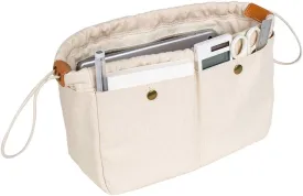 Insert Organizer Bag - Tote Bag Organizer - Drawstring Canvas Storage Organizer-Cotton Canvas Pouches