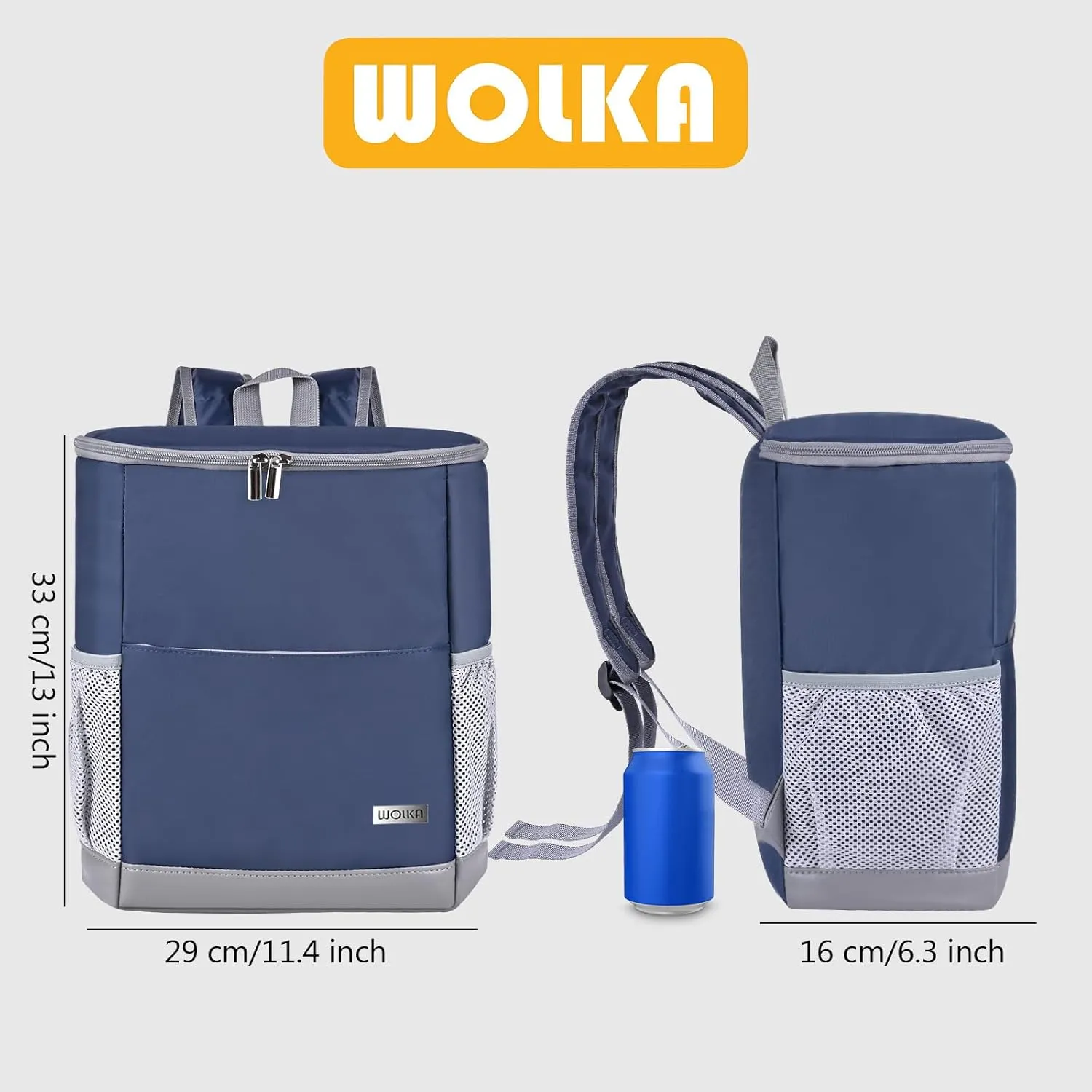 Insulated Cooler Backpack Outdoor - Leak Proof Backpack Cooler 30 Cans, Waterproof Lightweight Cooler Bag for 12h Hot/Cold Retention - Soft Cooler for Travel, Camping, Beach, Lunch