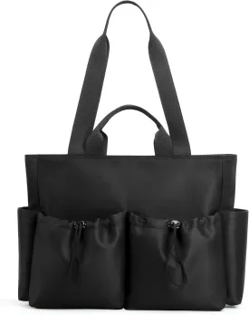 KALIDI Yoga Mat Bag Gym Bag for Women Tote with Pockets, Workout Bag Handbag with Zipper for Travel Sport Pilates Work Commute