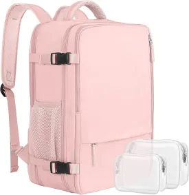 Large Travel Backpack for Women, 40L Carry On Backpack, 17 Inch Laptop Waterproof Backpack, College Bookbag, Backpack for Women, as Person Item Flight Approved