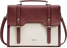 Missnine Laptop Bag 15.6 inch Canvas Messenger Bag for Women Professional Work Bag Shoulder Bag