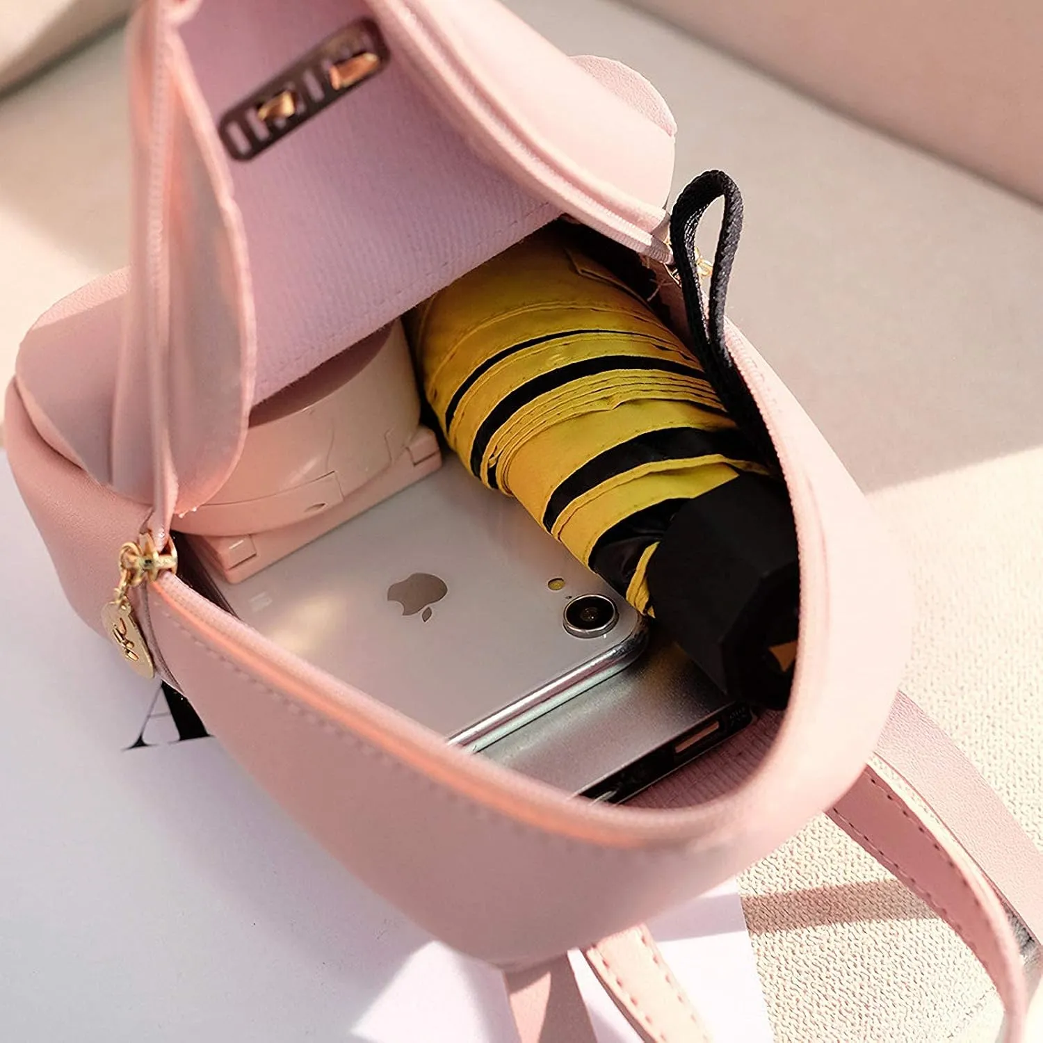 NUWA Mini Backpack Purse for Women Small Backpack for Teen Girl Gifts Trendy Stuff Cell Phone Purse Crossbody Wallet Lightweight Pouch Bag (Pink1)