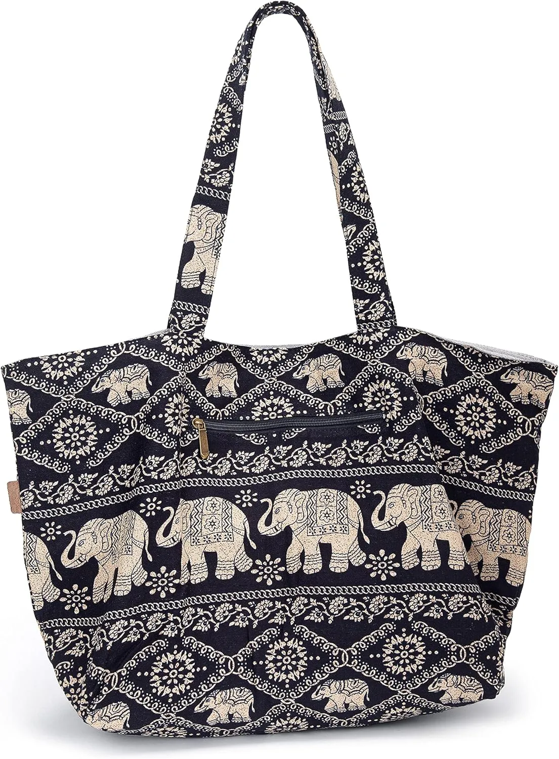 OPQRSTU Women Hippie Tote Hand Bag Large Capacity Bohemian Bag Portable Tourist Shoulder Bags