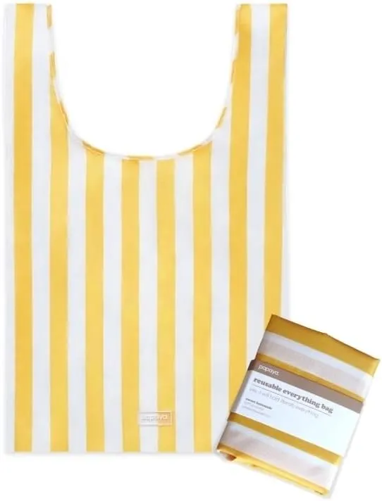 Papaya Reusable Everything Bag, Eco-Friendly, Grocery, Shopping, Washable, Foldable, Travel & Baby Essentials