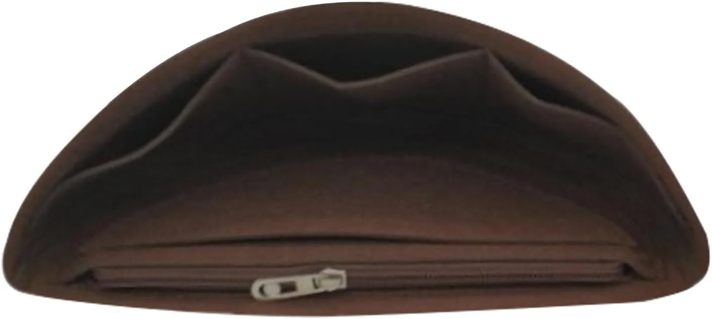 Purse Organizer Insert for Waistpack Inner Sleeve BUMBAG Lining Bag Storage Bag2047Dark brown