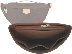 Purse Organizer Insert for Waistpack Inner Sleeve BUMBAG Lining Bag Storage Bag2047Dark brown