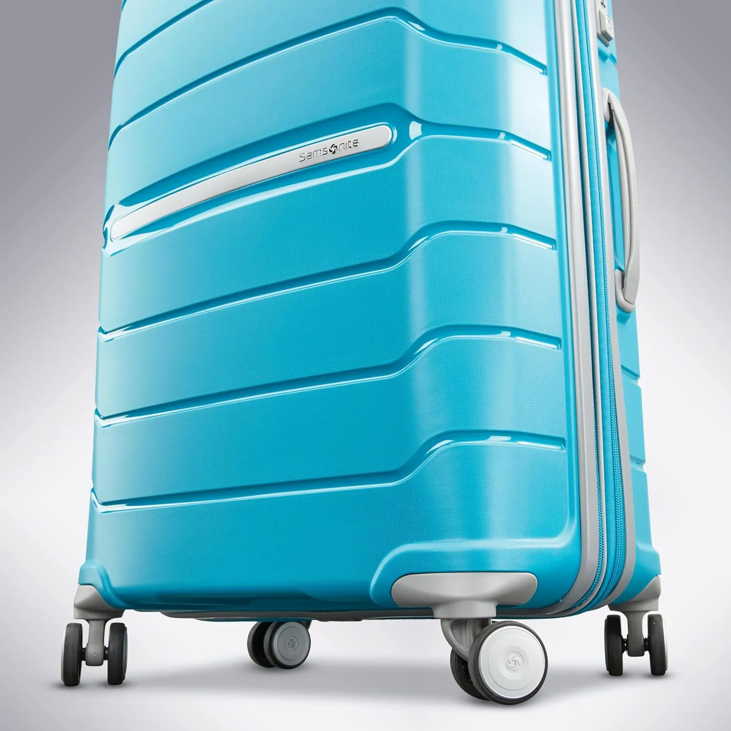 Samsonite Freeform Hardside Expandable with Double Spinner Wheels, Carry-On 21-Inch, Ocean Blue