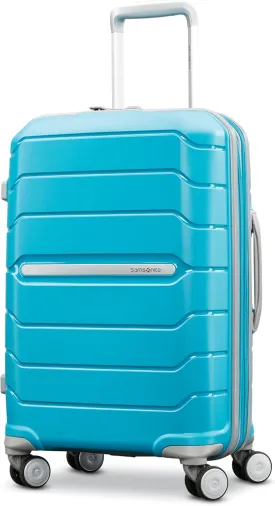 Samsonite Freeform Hardside Expandable with Double Spinner Wheels, Carry-On 21-Inch, Ocean Blue