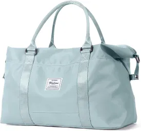 Sport Travel Duffle Bag Large Gym Tote Bag for Women, Weekender Carry on Bag for Airplane, Ladies Beach Overnight Bag Waterproof Luggage Bag with Wet Pocket