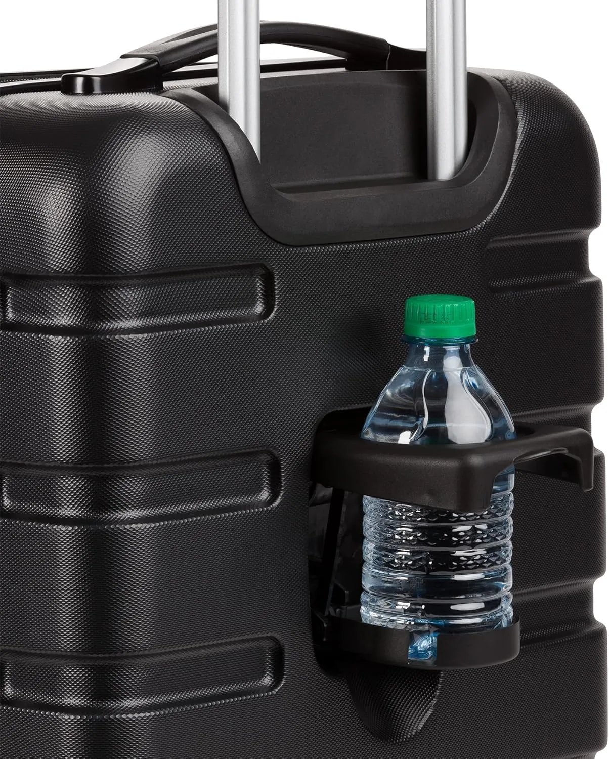 SwissGear 7366 Hardside Expandable Luggage with Spinner Wheels, Black, Carry-On 19-Inch