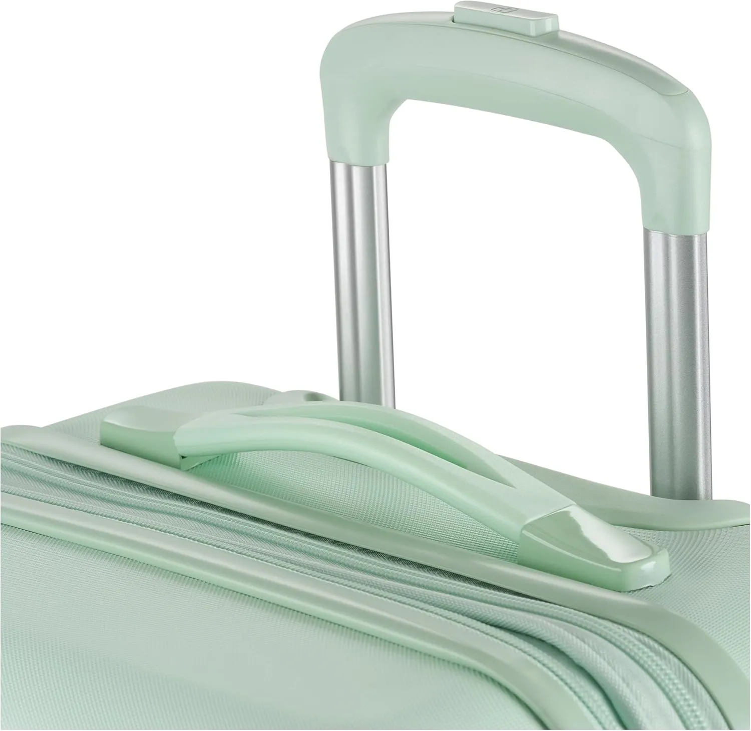 SwissGear 7366 Hardside Expandable Luggage with Spinner Wheels, Clearly Aqua, Carry-On 19-Inch