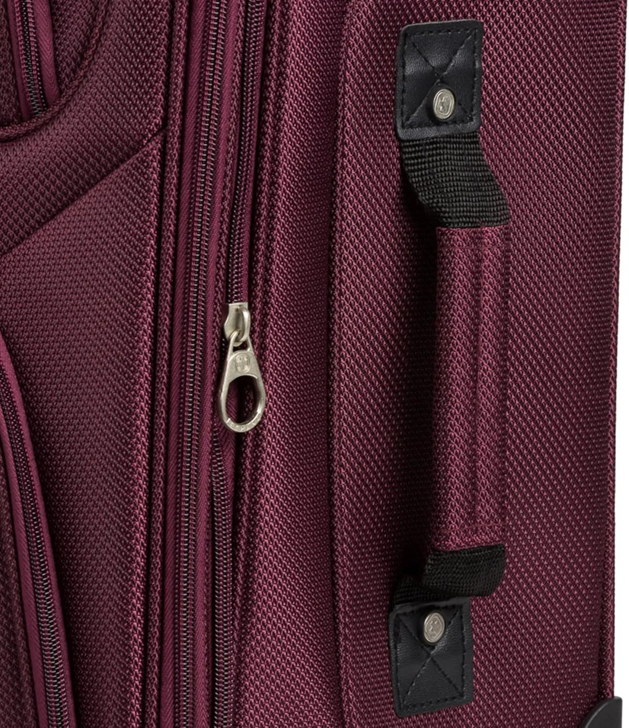 SwissGear Sion Softside Expandable Luggage, Merlot, Carry-On 21-Inch