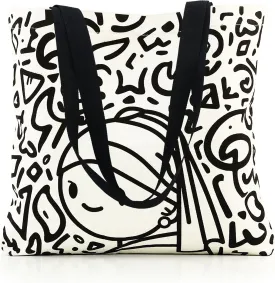 Tote Bag Aesthetic Canvas Handbags with Zipper for Women Travel Shoulder Bags Purses with compartments