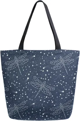 Trendy Cute Printed Pattern Extra Large Shoulder Tote Bag for Beach Travel Weekender Gym Grocery Shopping