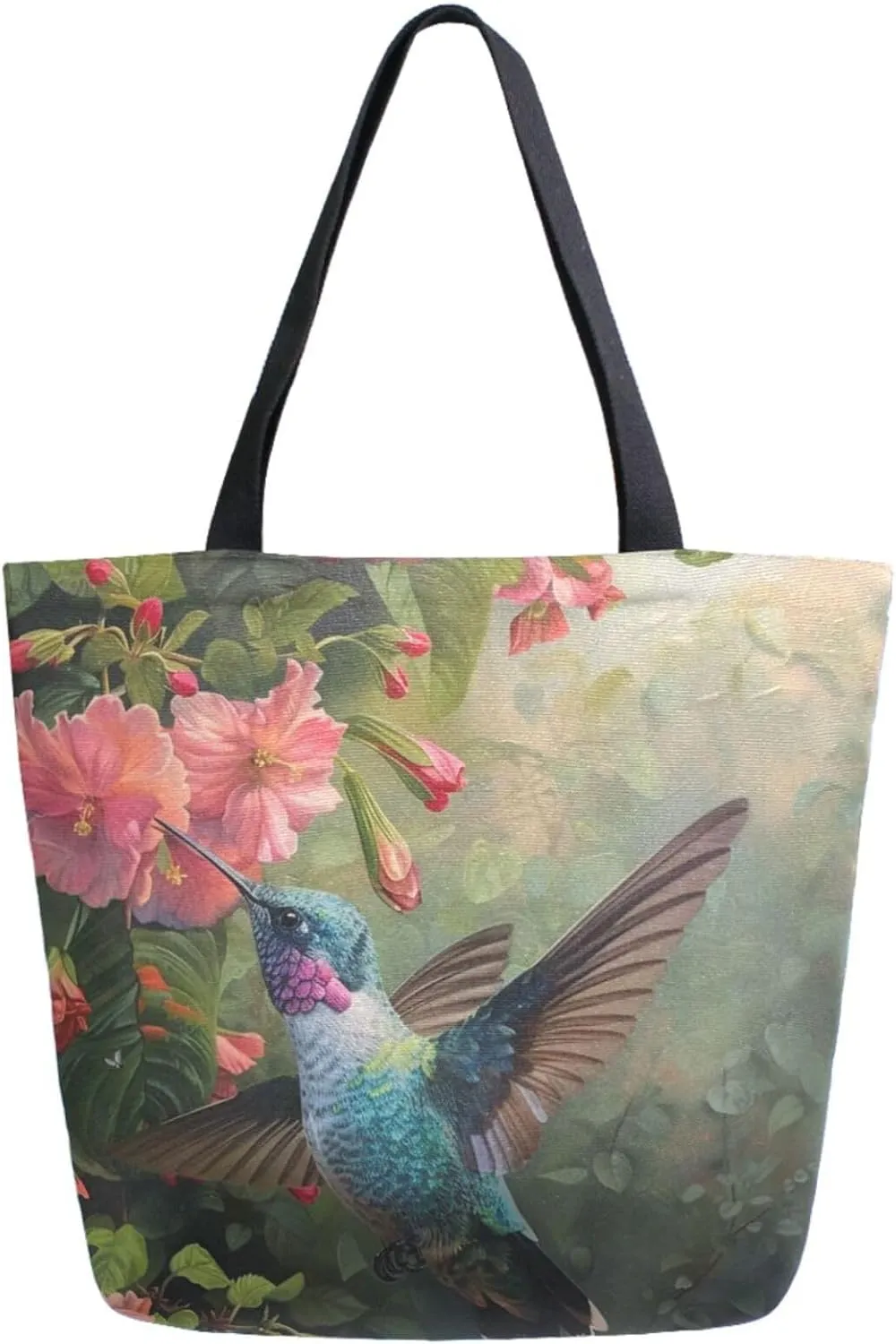Trendy Cute Printed Pattern Extra Large Shoulder Tote Bag for Beach Travel Weekender Gym Grocery Shopping