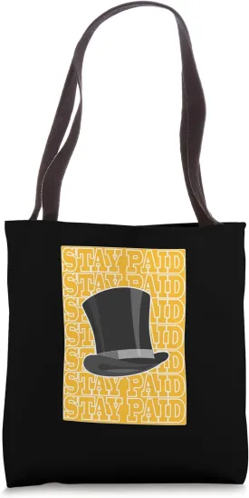University Varsity-Gold STAY PAID University Varsity-Gold Tote Bag