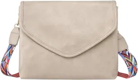 Women's Messenger Bag Leather Shoulder Bag Retro Clutch Purse Crossbody Bag Large Vegan Leather Envelope Bag Handbags