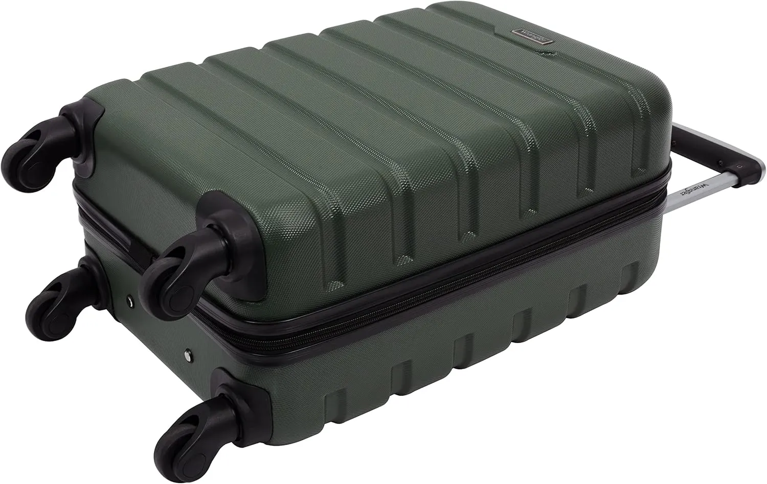 Wrangler Hardside Spinner Carry-On Luggage, Deep Depth, 22-Inch